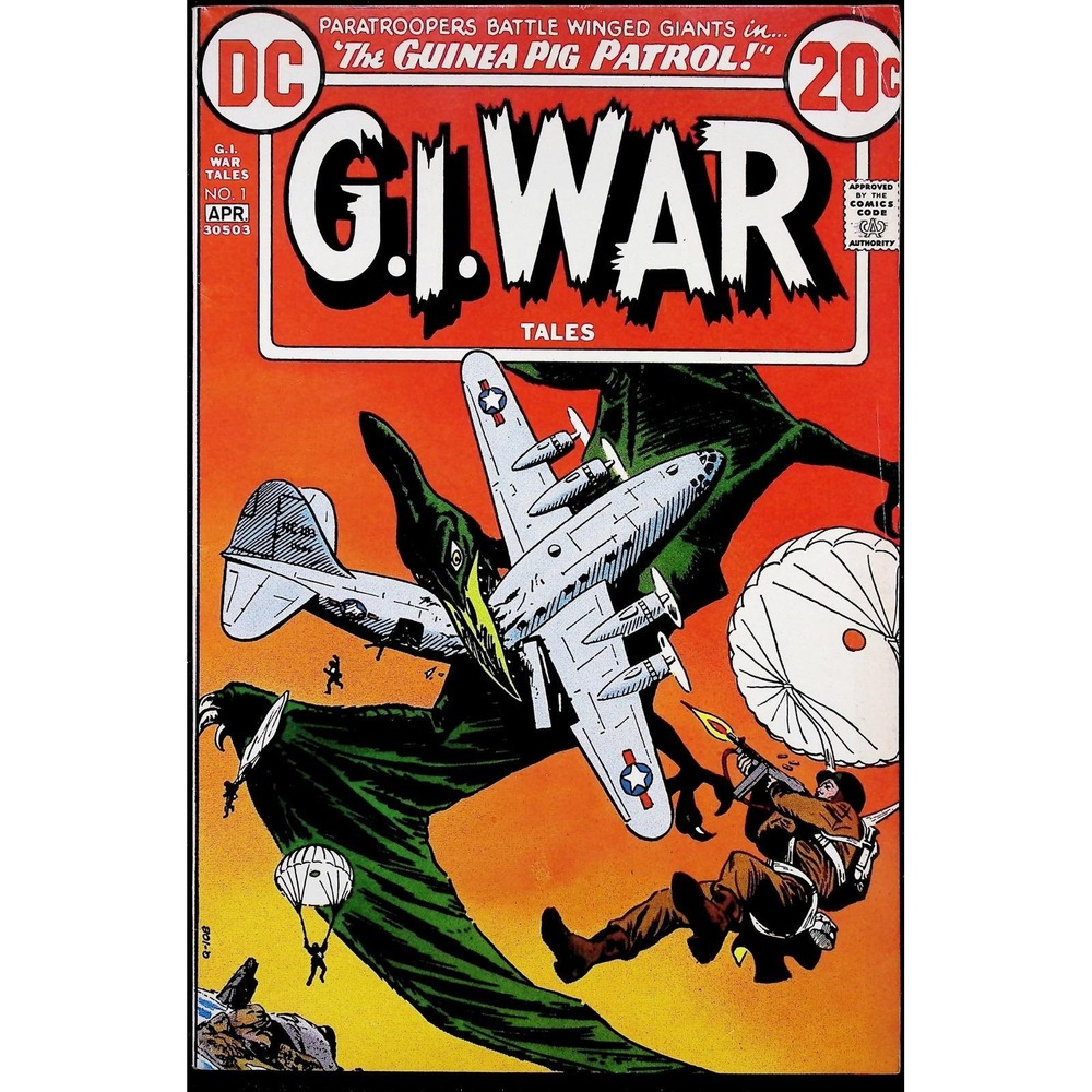 DC Comic Book G.I. War Tales #1 1973 Bronze Age Guinea Pig Patrol‎